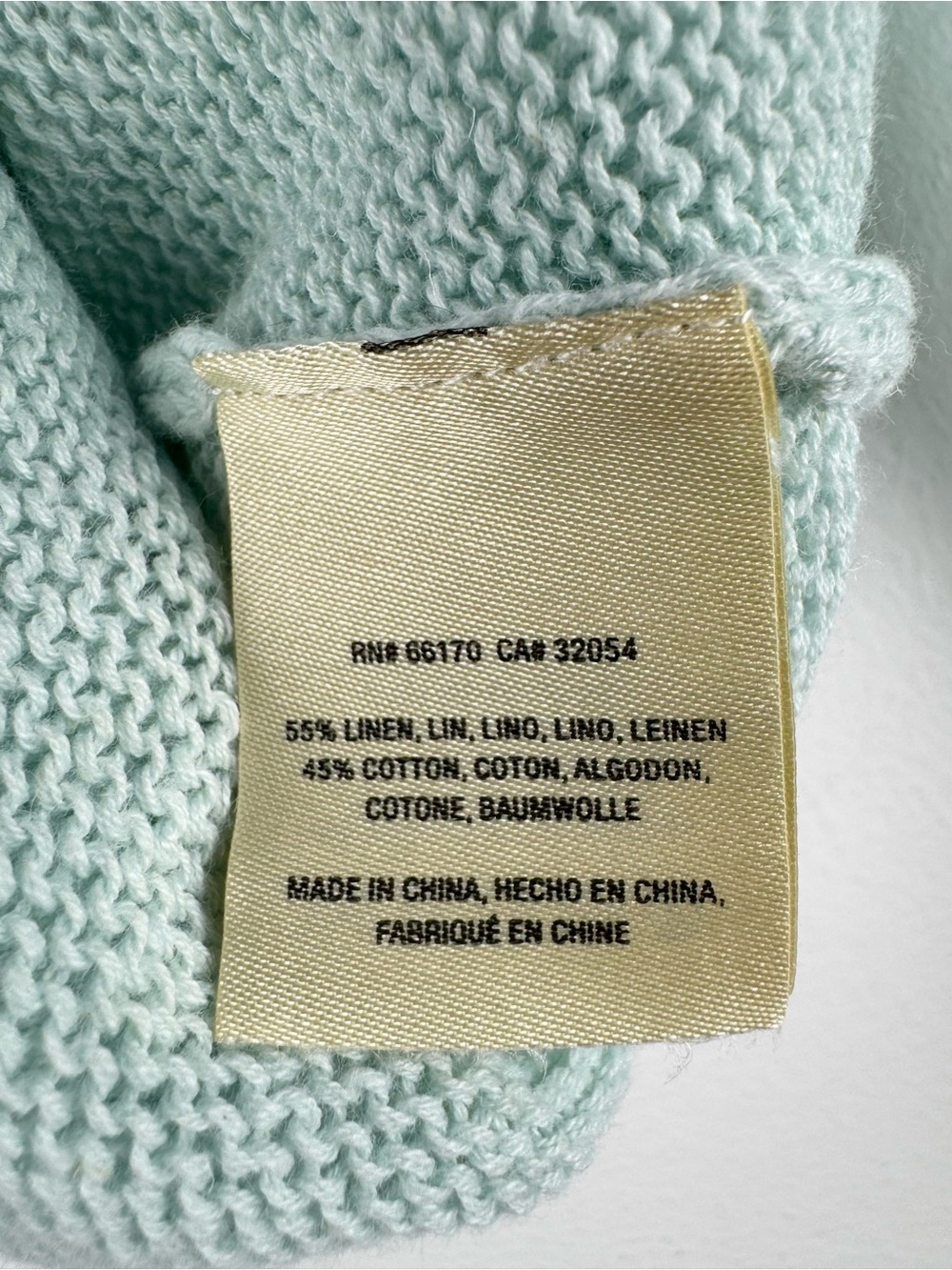 Moth ‘Mila’ Green Linen Blend Sweater Size M - Picture 13 of 15